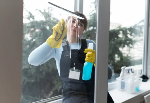 Nettoyage de vitres intérieures et extérieures à Saint-Hostien
